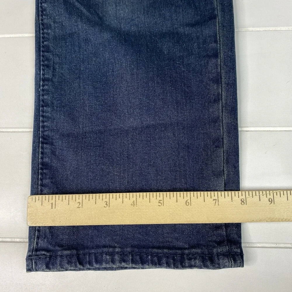 TRUE RELIGION Geno Relaxed Slim Jeans Men's Size 40x31‎ Dark Wash Denim (Flaw)